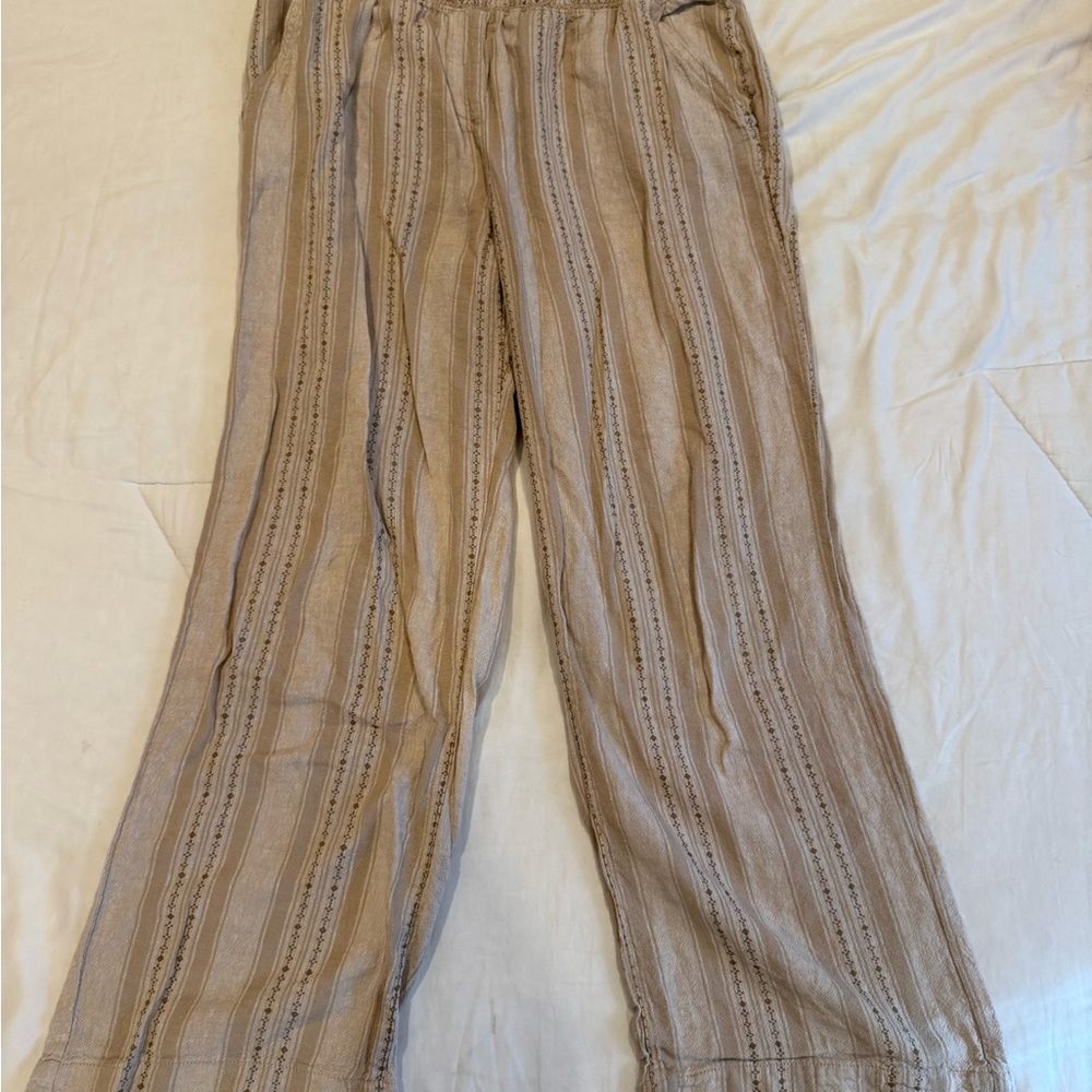 Briggs New York Textured Tan Pants